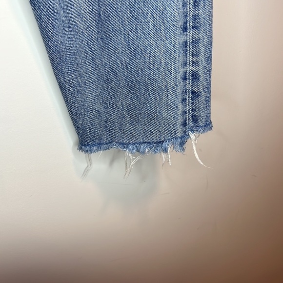 Levis Wedgie Jeans made with White Oak Cone Denim Sz 26 - Picture 9 of 13